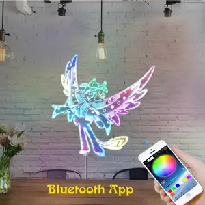 Hazbin Hotel Husk RGB LED Sign