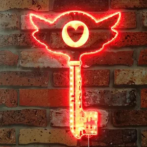 Hazbin Hotel Key RGB LED Sign