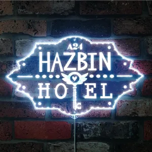 Hazbin Hotel Logo RGB LED Sign