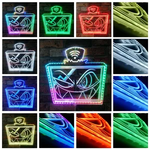 Hazbin Hotel Vox RGB LED Sign