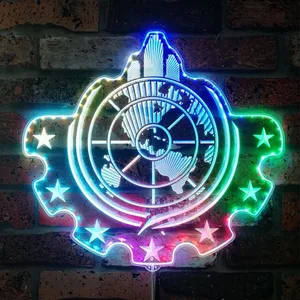 Helldivers Super Earth RGB LED Sign
