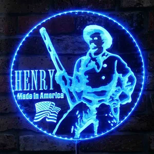 Henry Repeating Arms Logo RGB LED Sign