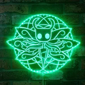 Hollow Knight Logo RGB LED Sign