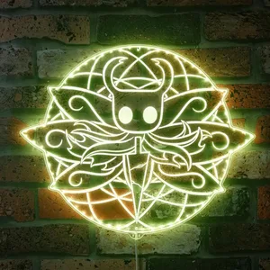 Hollow Knight Logo RGB LED Sign