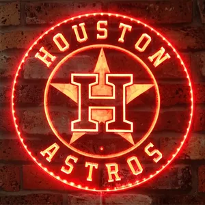 Houston Astros Logo RGB LED Sign