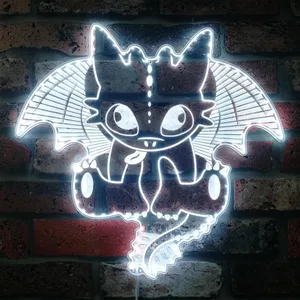 How to Train Your Dragon Toothless RGB LED Sign