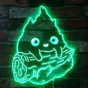 Howl's Moving Castle Calcifer Flame RGB LED Sign