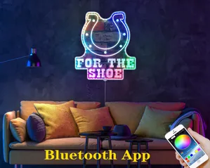 Indianapolis Colts For the Shoe RGB LED Sign