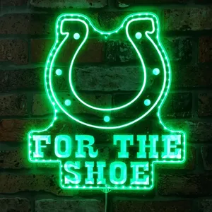 Indianapolis Colts For the Shoe RGB LED Sign