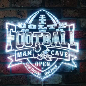 Indianapolis Colts Man Cave RGB LED Sign