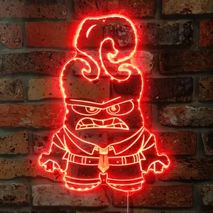 Inside Out Anger RGB LED Sign