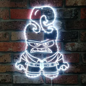 Inside Out Anger RGB LED Sign