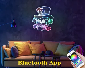 Irish Sugar Skull Irish Sugar Skull RGB LED Sign