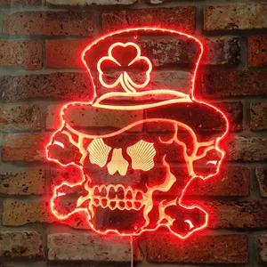 Irish Sugar Skull Irish Sugar Skull RGB LED Sign