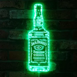 Jack Daniel's Bottle RGB LED Sign
