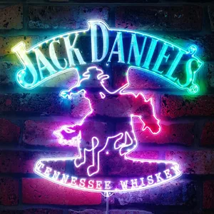 Jack Daniel's Cowboy RGB LED Sign