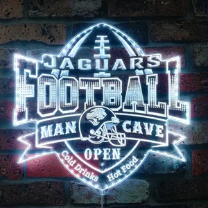 Jacksonville Jaguars Man Cave RGB LED Sign
