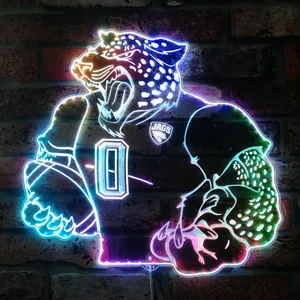 Jacksonville Jaguars NFL RGB LED Sign