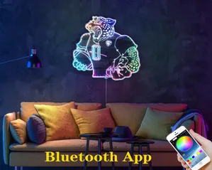 Jacksonville Jaguars NFL RGB LED Sign
