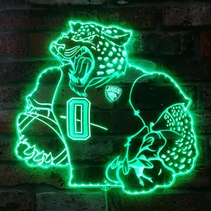 Jacksonville Jaguars NFL RGB LED Sign