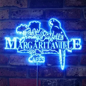 Jimmy Buffett's Margaritaville Cafe RGB LED Sign