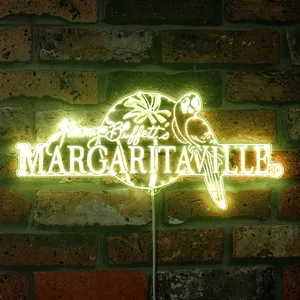 Jimmy Buffett's Margaritaville Logo RGB LED Sign