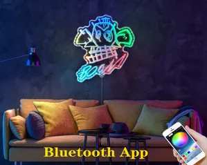 Jinx Monkey  Neon Graffiti RGB LED Sign