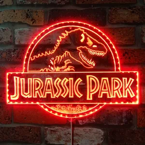Jurassic Park Logo RGB LED Sign