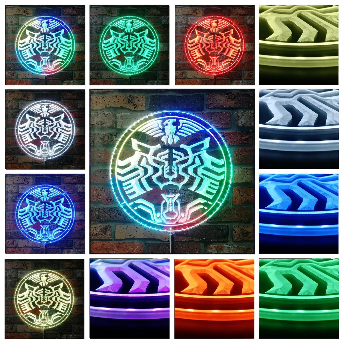 Kamen Rider Emblem RGB LED Sign