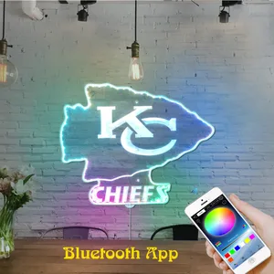 Kansas City Chiefs Logo RGB LED Sign