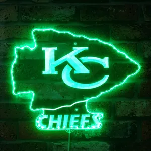 Kansas City Chiefs Logo RGB LED Sign