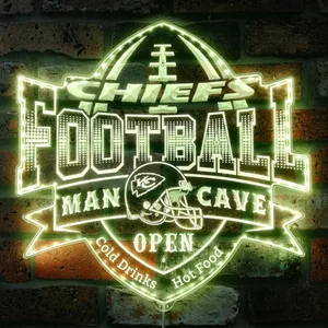 Kansas City Chiefs Man Cave RGB LED Sign