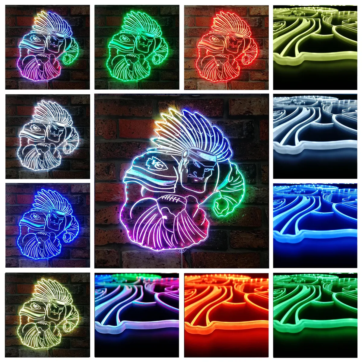 Kansas City Chiefs NFL RGB LED Sign