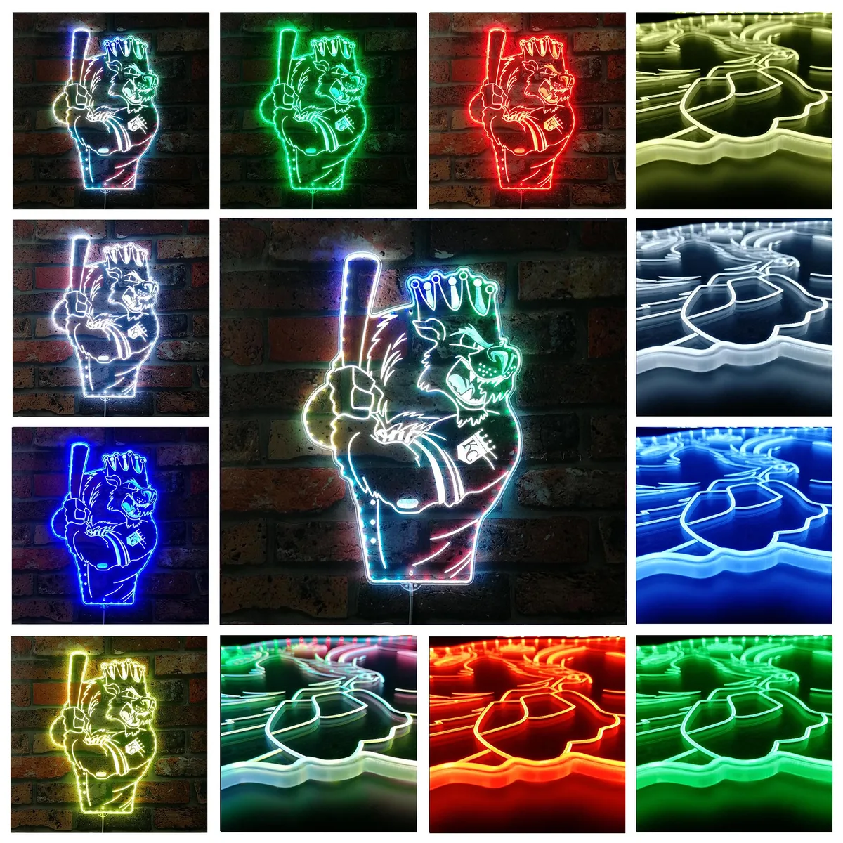 Kansas City Royals Baseball RGB LED Sign