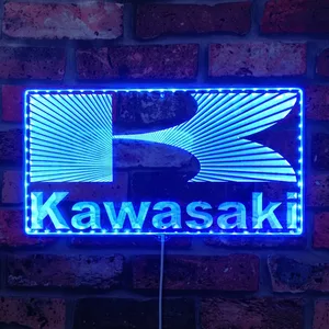 Kawasaki Logo RGB LED Sign