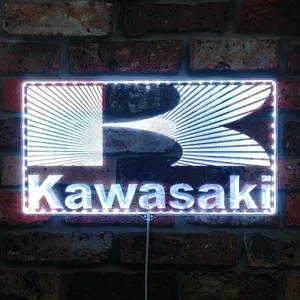 Kawasaki Logo RGB LED Sign