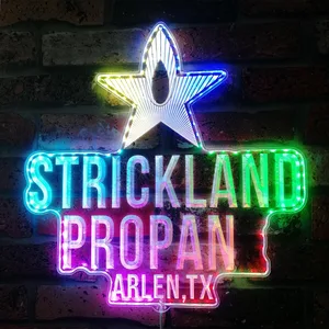 King of the Hill Strickland Propane RGB LED Sign