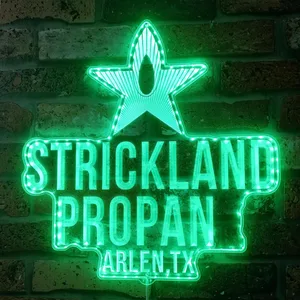 King of the Hill Strickland Propane RGB LED Sign