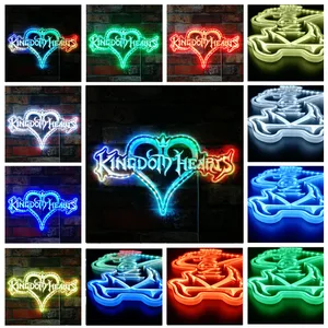 Kingdom Hearts Logo RGB LED Sign