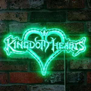 Kingdom Hearts Logo RGB LED Sign