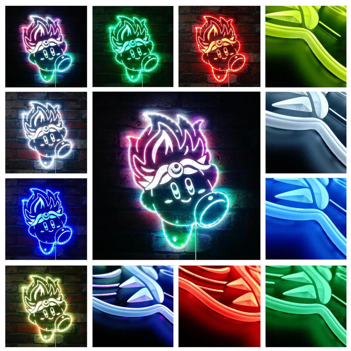 Kirby Kirby Firehead RGB LED Sign