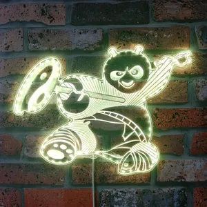 Kung Fu Panda Po RGB LED Sign