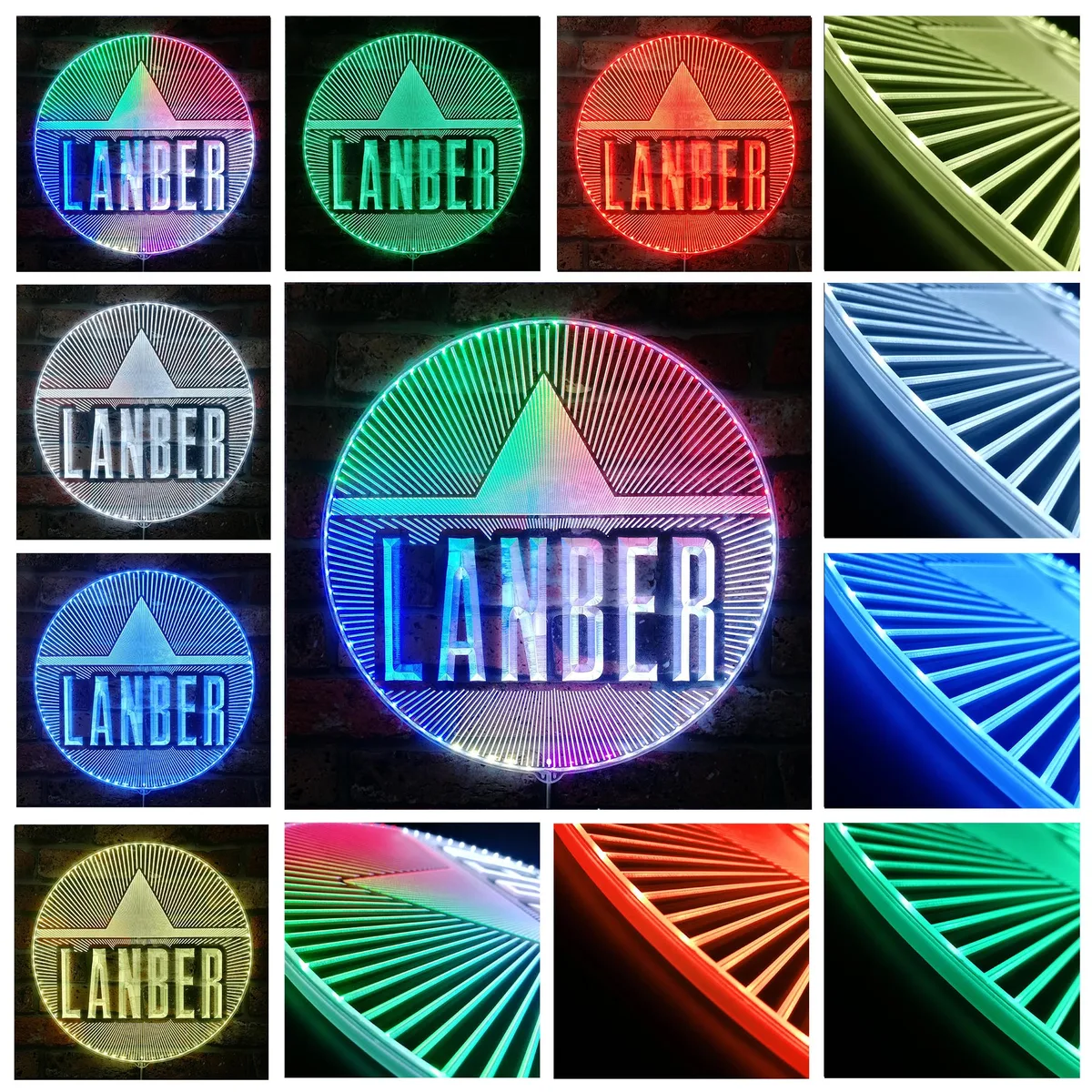 Lanber Arms Logo RGB LED Sign