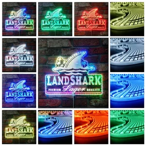 Landshark Larger Premium Lager Quality RGB LED Sign