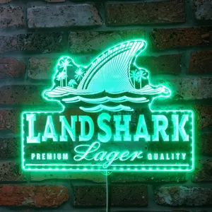 Landshark Larger Premium Lager Quality RGB LED Sign