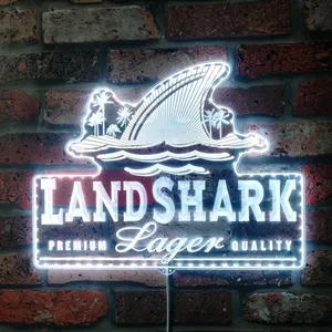 Landshark Larger Premium Lager Quality RGB LED Sign