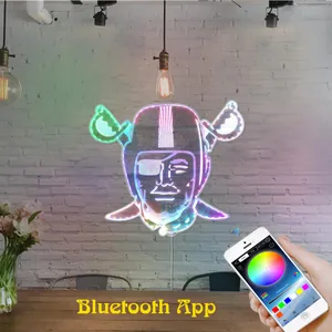 Las Vegas Raiders Logo RGB LED Sign