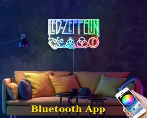 Led Zeppelin Logo RGB LED Sign