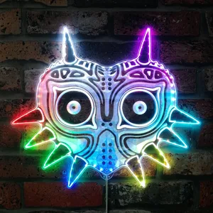Legend of Zelda Majoras Mask RGB LED Sign