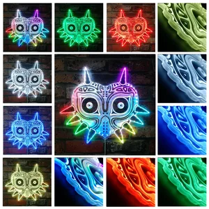 Legend of Zelda Majoras Mask RGB LED Sign